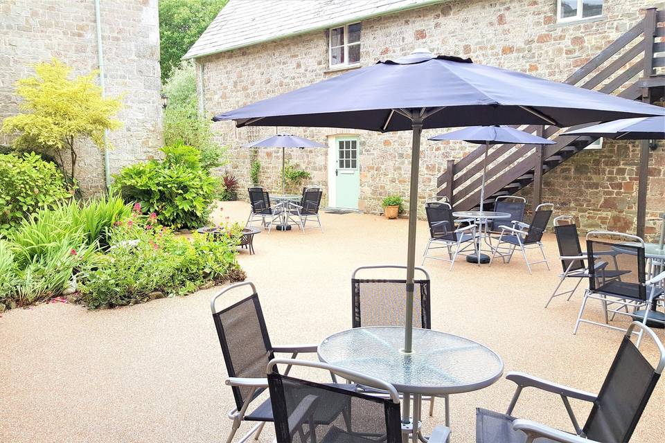 Relaxing Courtyard Area