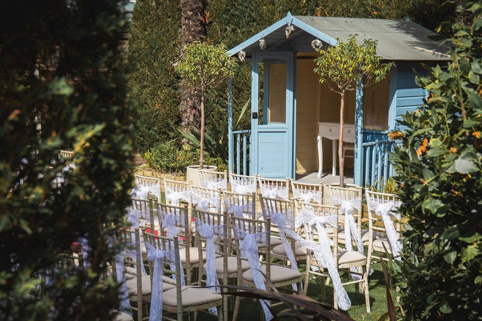 Ceremony in the garden