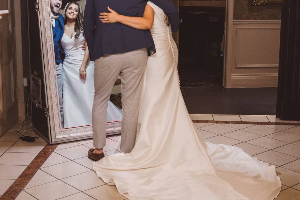 Magic mirror in hallway