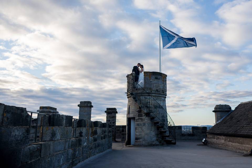 Scottish castle wedding