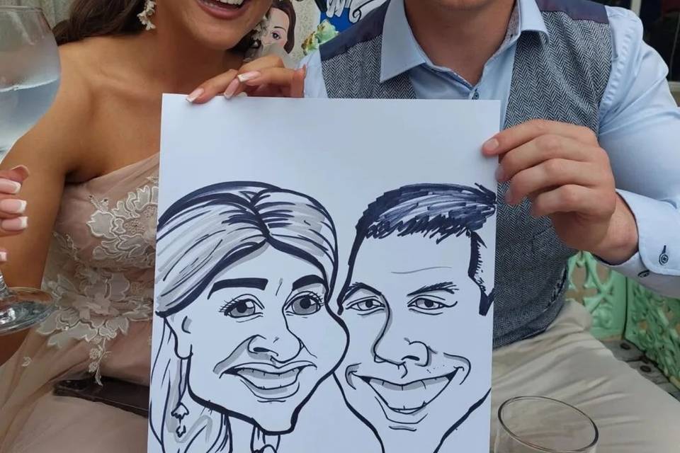 Wedding Caricature
