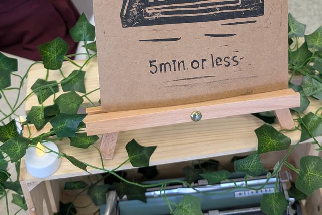 Five mins or less guaranteed.