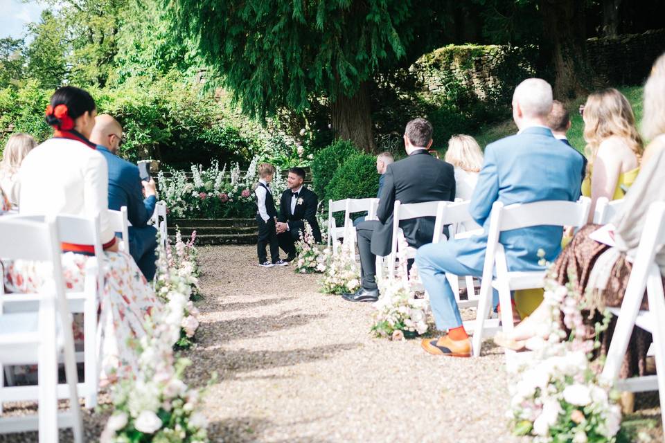 Italian Steps Outdoor wedding