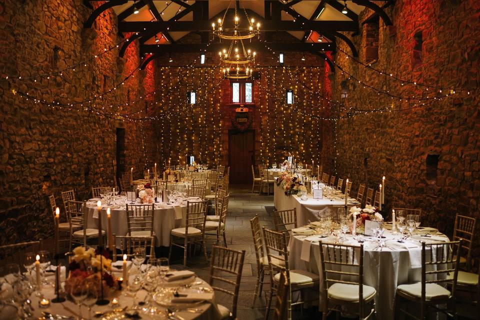 Wedding Breakfast Set-Up