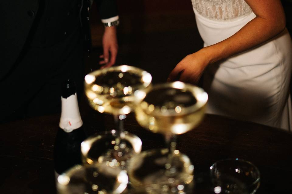 Champagne Tower!