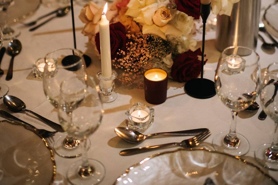 Wedding Breakfast Set-Up
