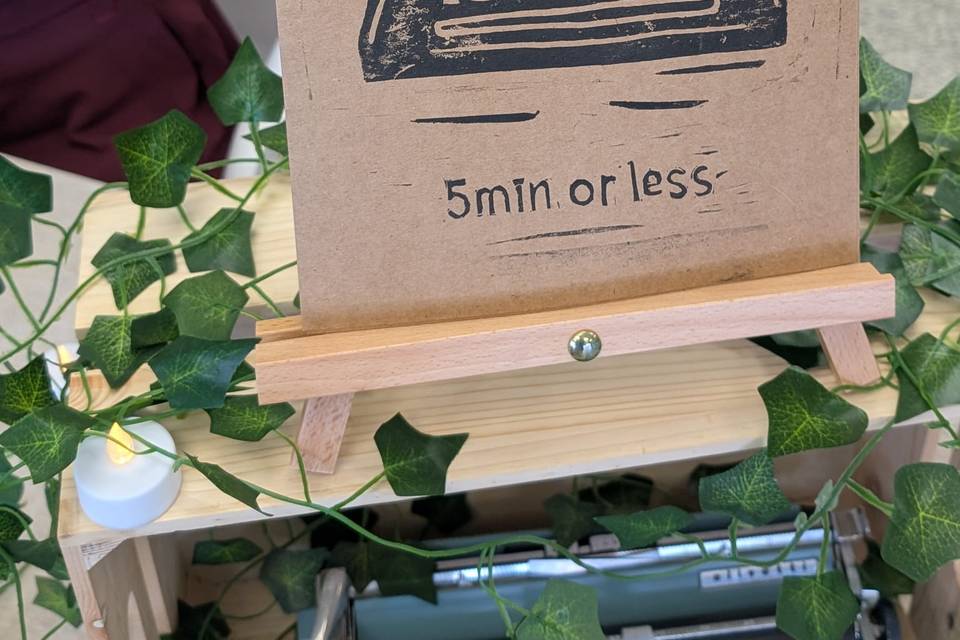 Five mins or less guaranteed.