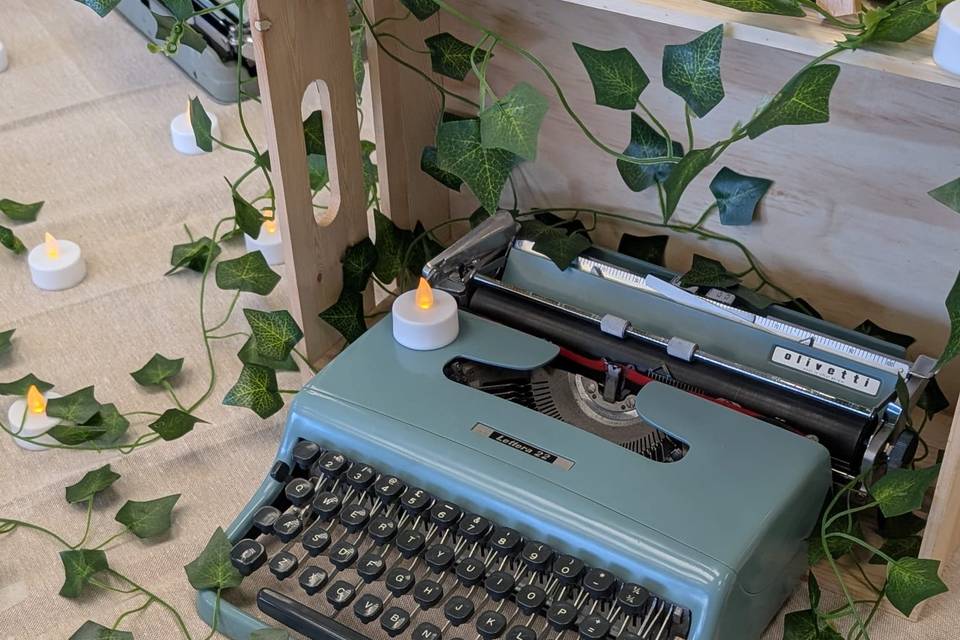 The beauty of typewriting.