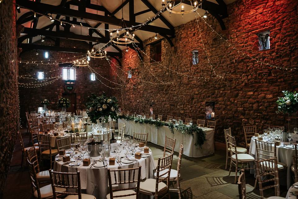Wedding Breakfast Set-Up