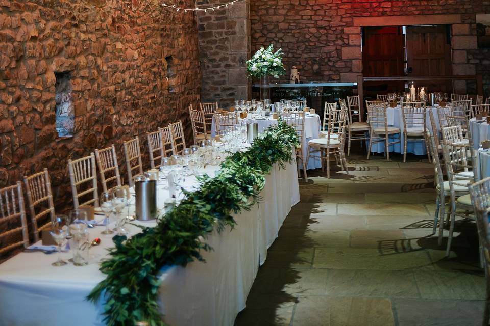 Wedding Breakfast Set-Up