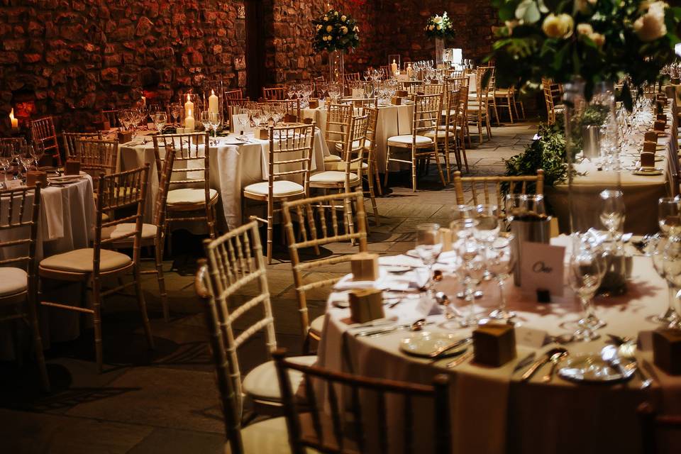 Wedding Breakfast Set-Up