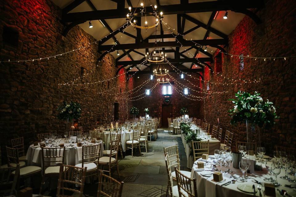 Wedding Breakfast Set-Up