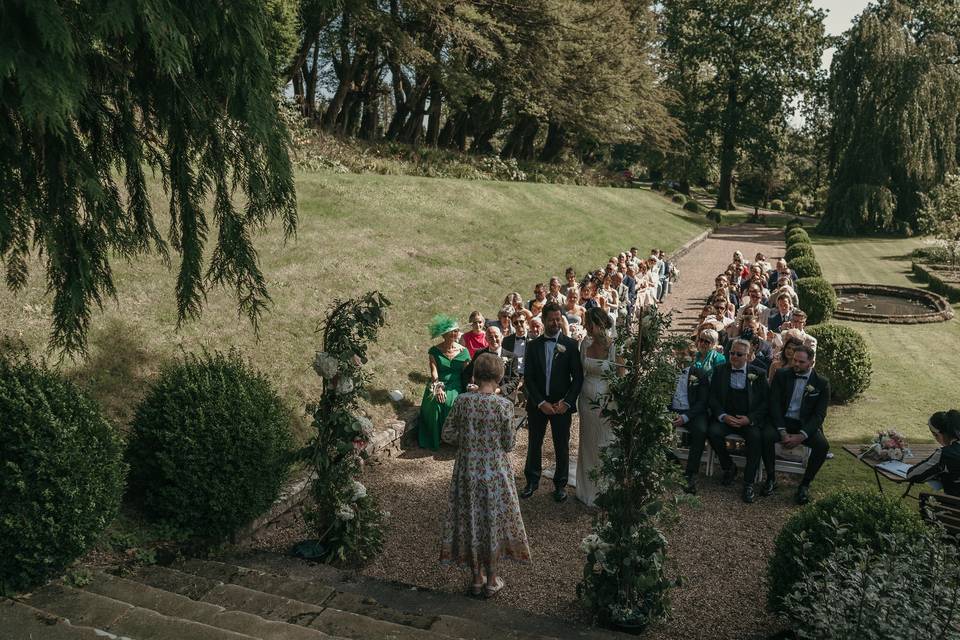 Italian Steps Outdoor Ceremony