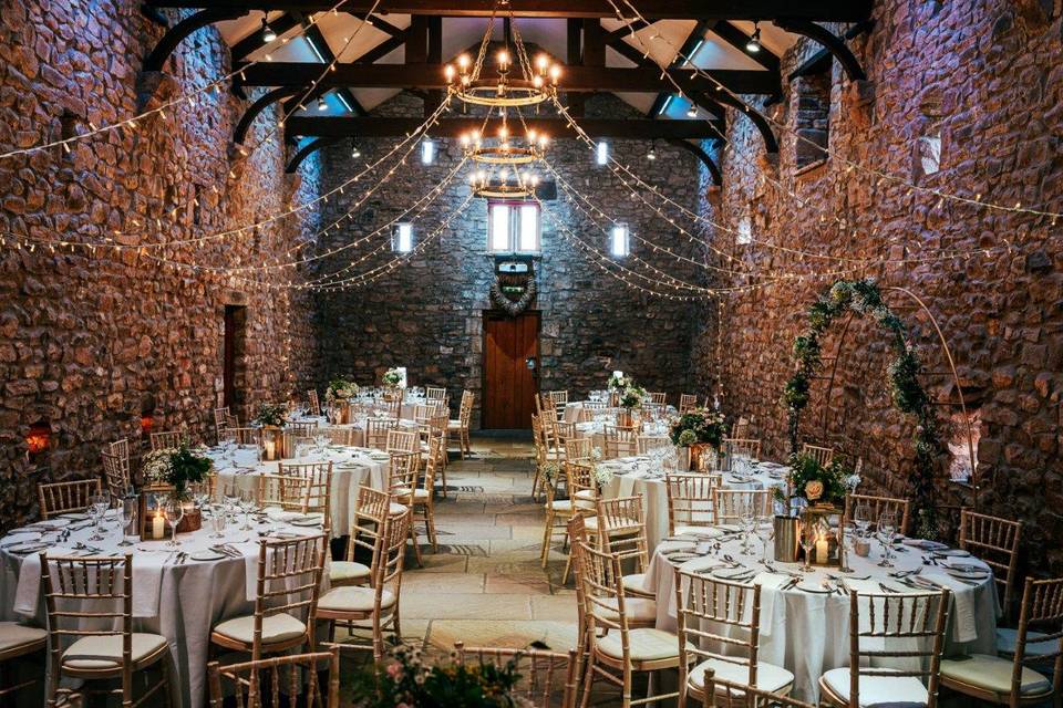 Wedding Breakfast Set-Up