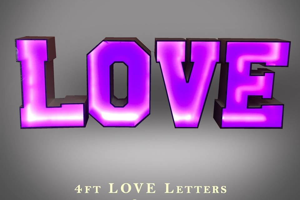 Light Up LOVE Letters