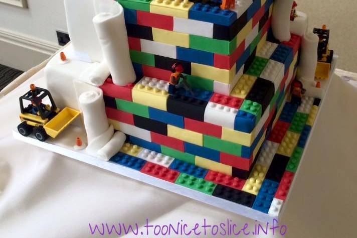 Too Nice Lego Wedding Cake