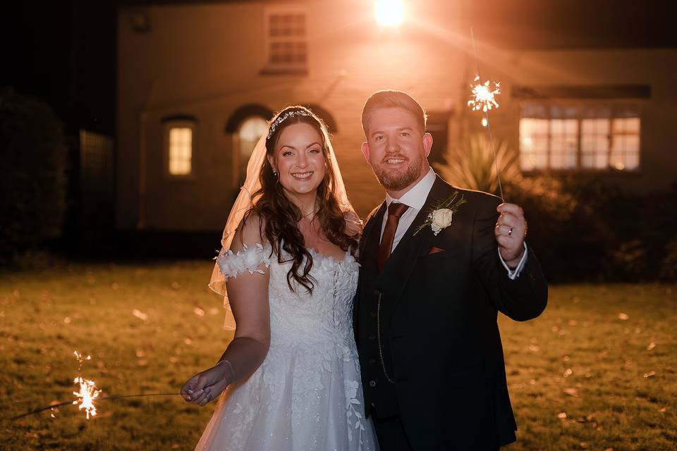 Sparkler Fun in the New Forest