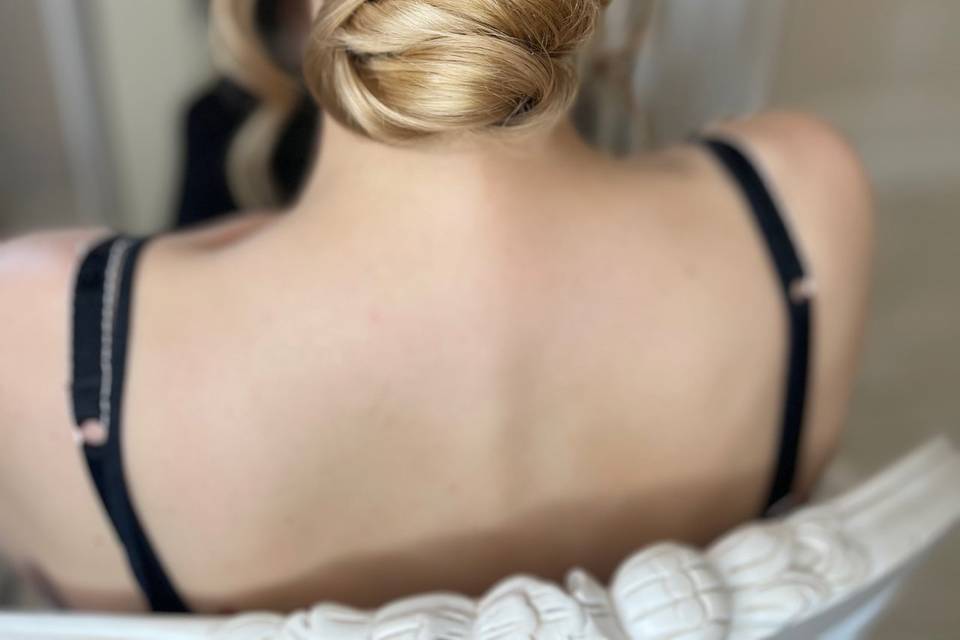 Clean textured bun