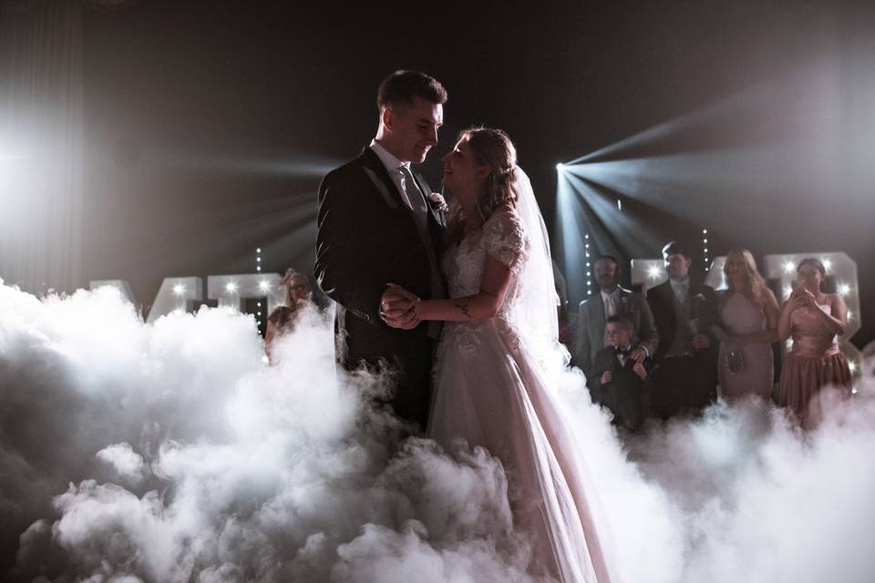 Smoke on the dance floor