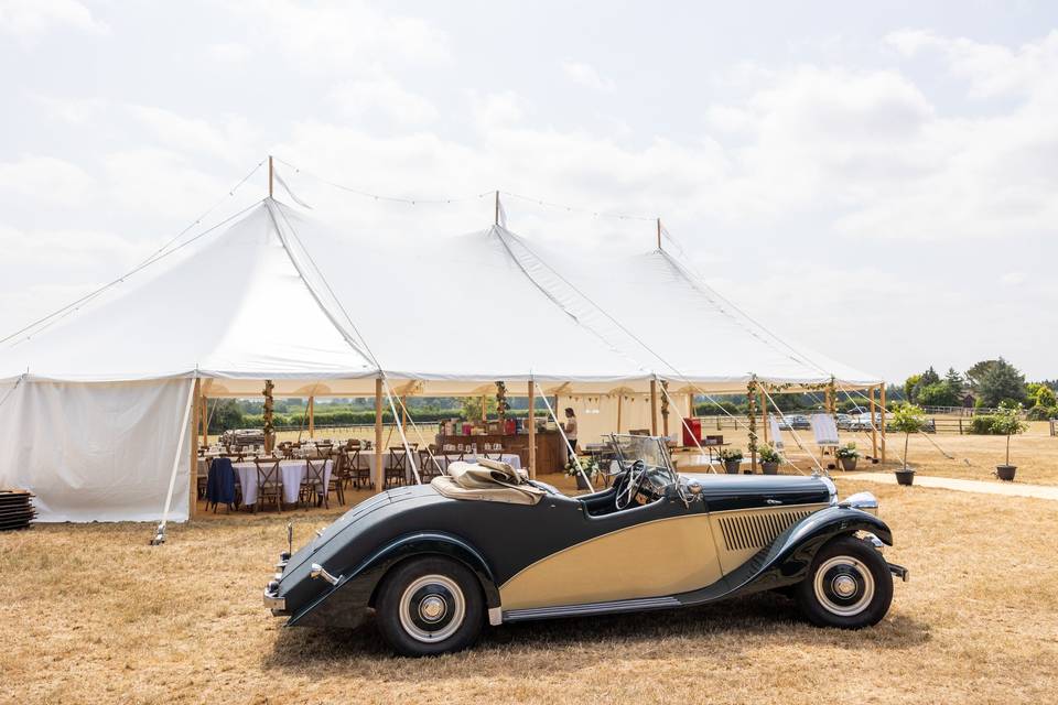Marquee vintage car