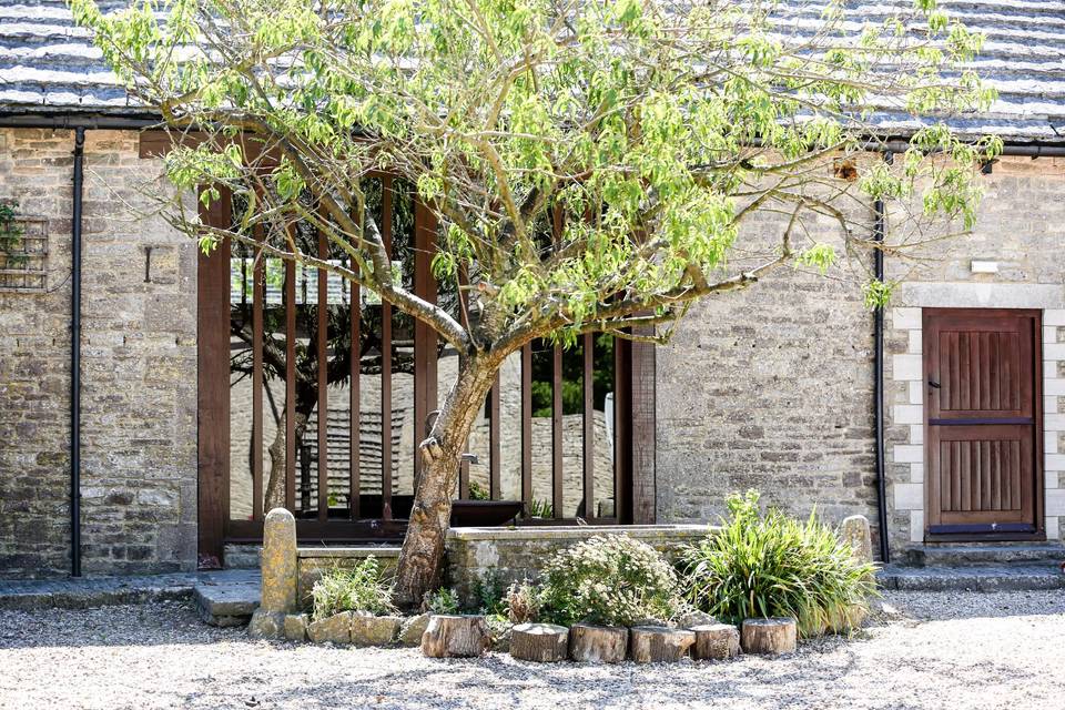 The barn