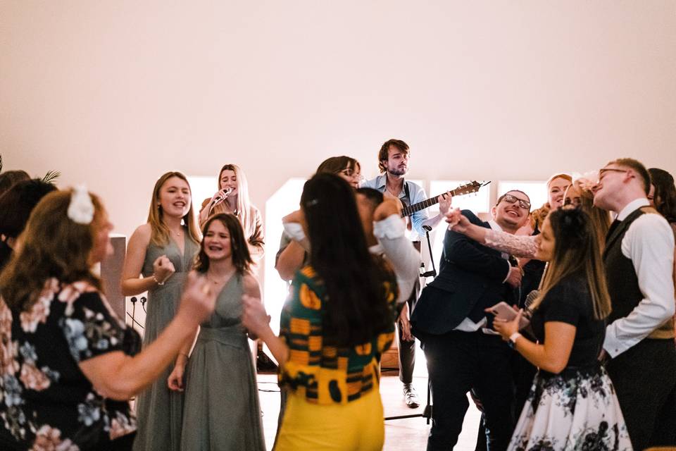 Audience on the dance floor