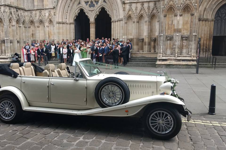 Wedding car Ampleforth