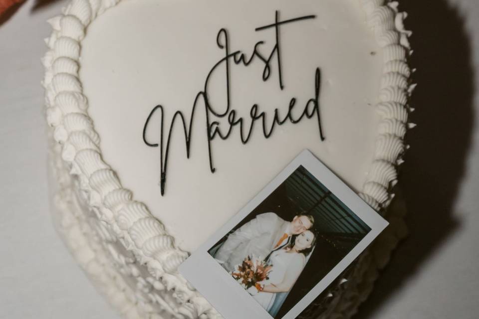 Polaroid guest book