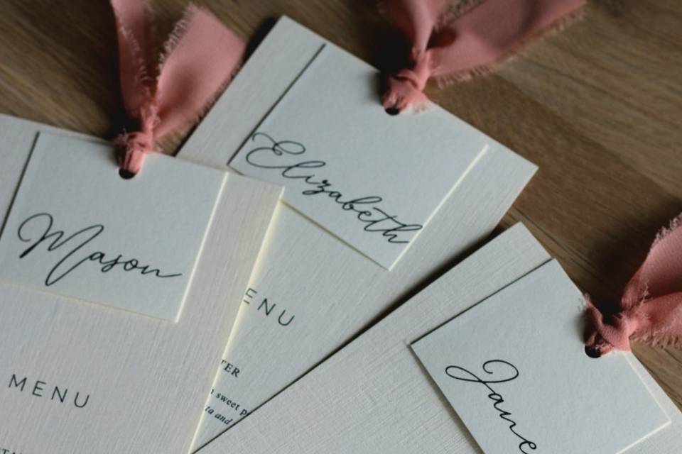 Bespoke Menu