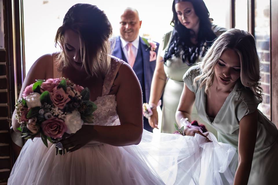 Bride entrance