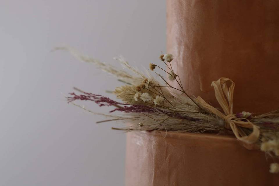 Dried flower decoration