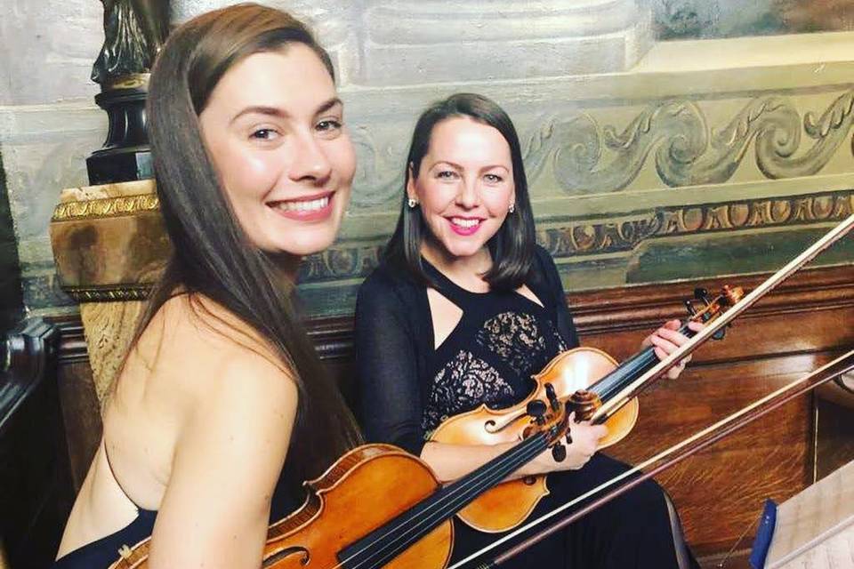 Two of our violinists