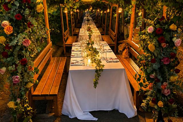 Dinner outside