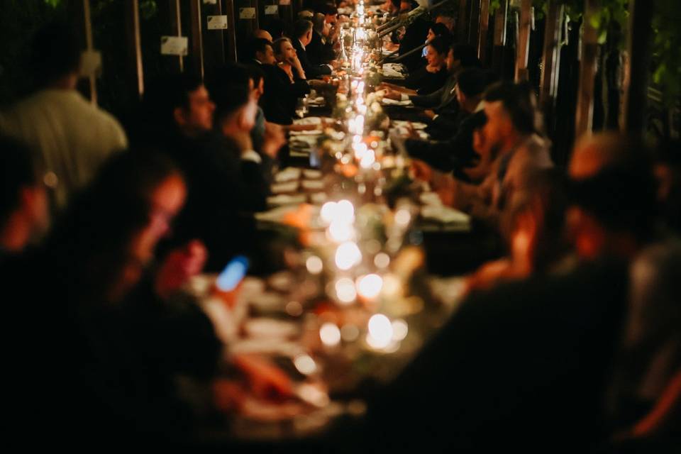 Dinner outside
