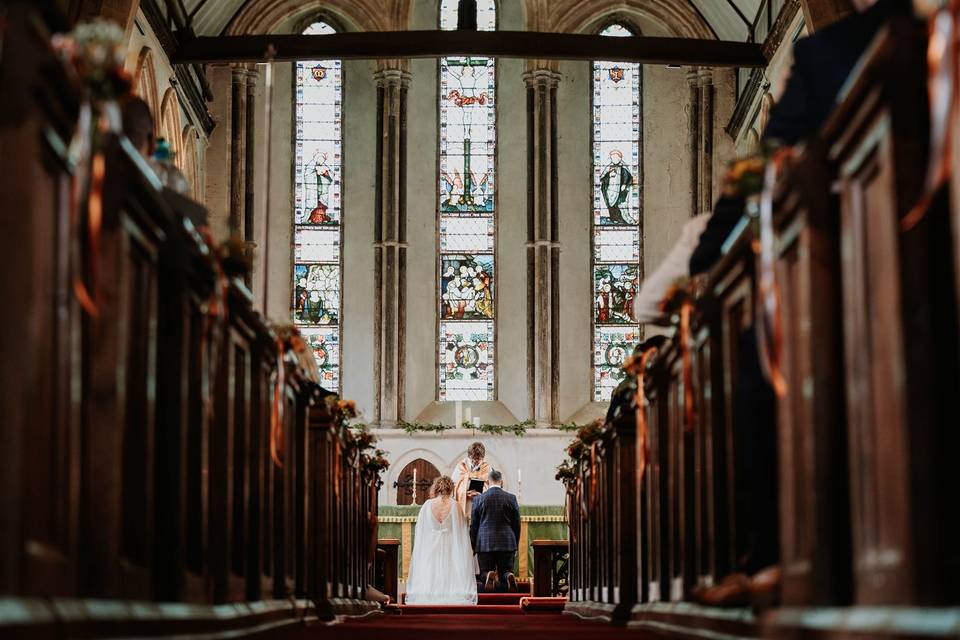 Church wedding Ashford