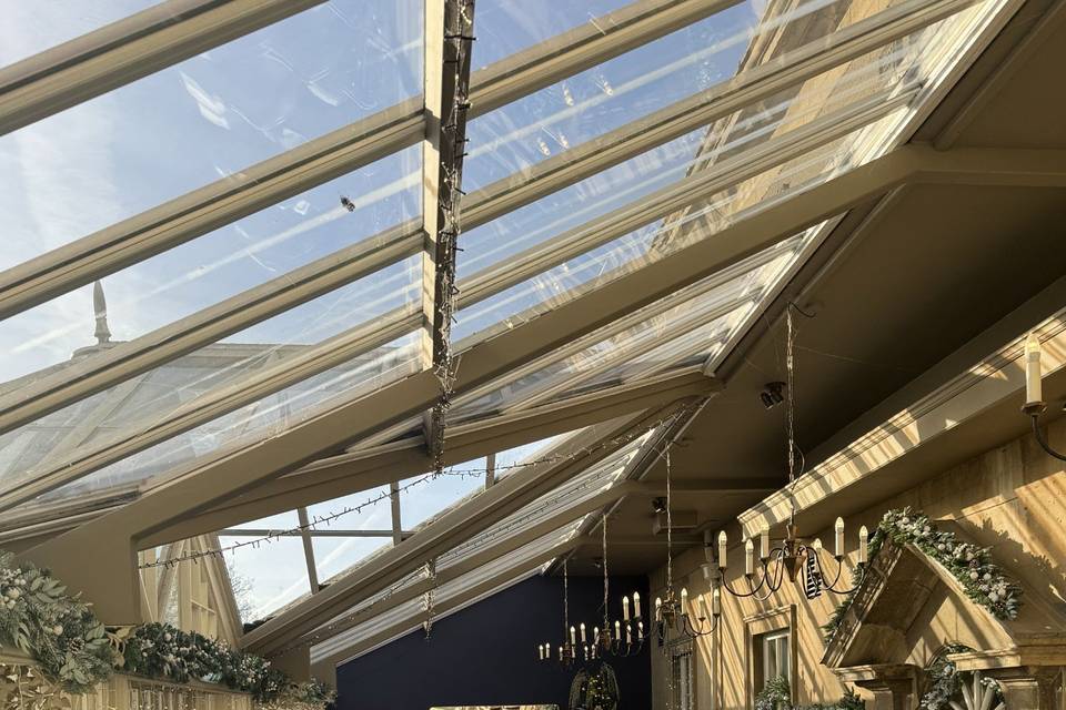 Christmas Wedding with Tree