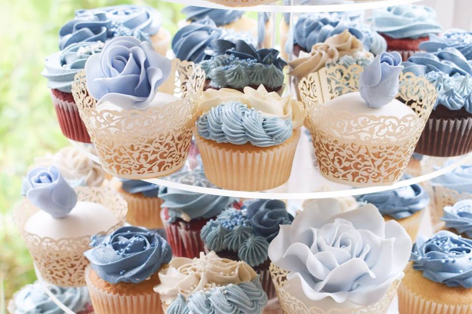 Blue cupcakes