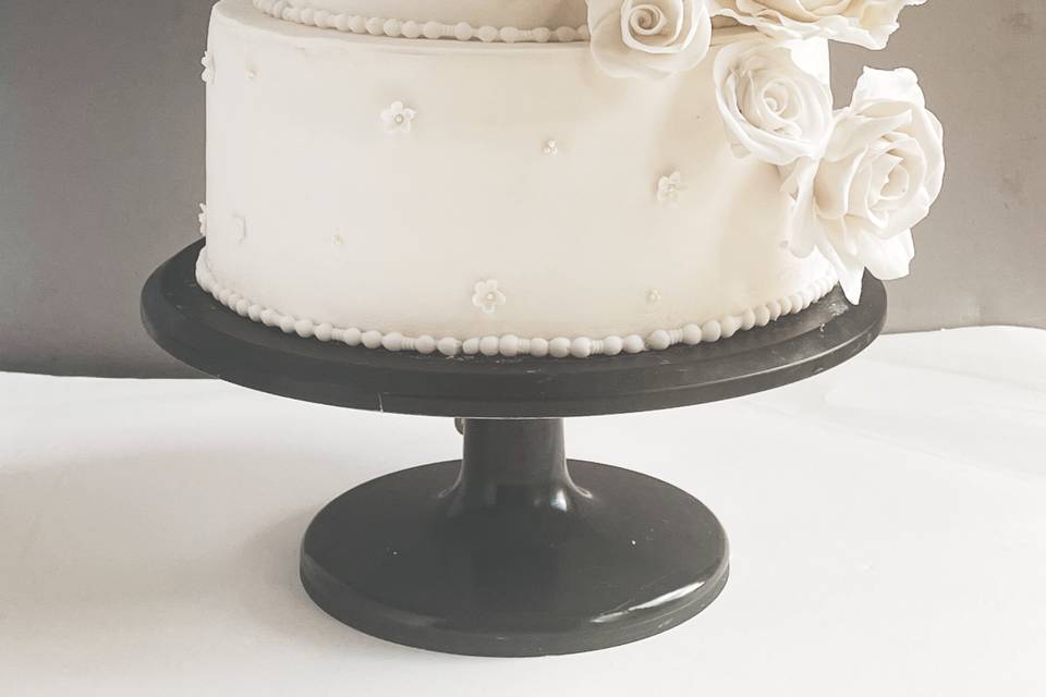 Ivory Tones Cake