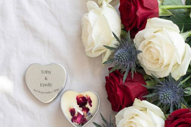 Heart with petals
