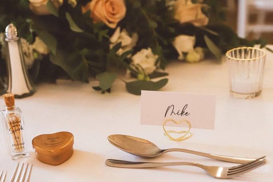 Table and favour