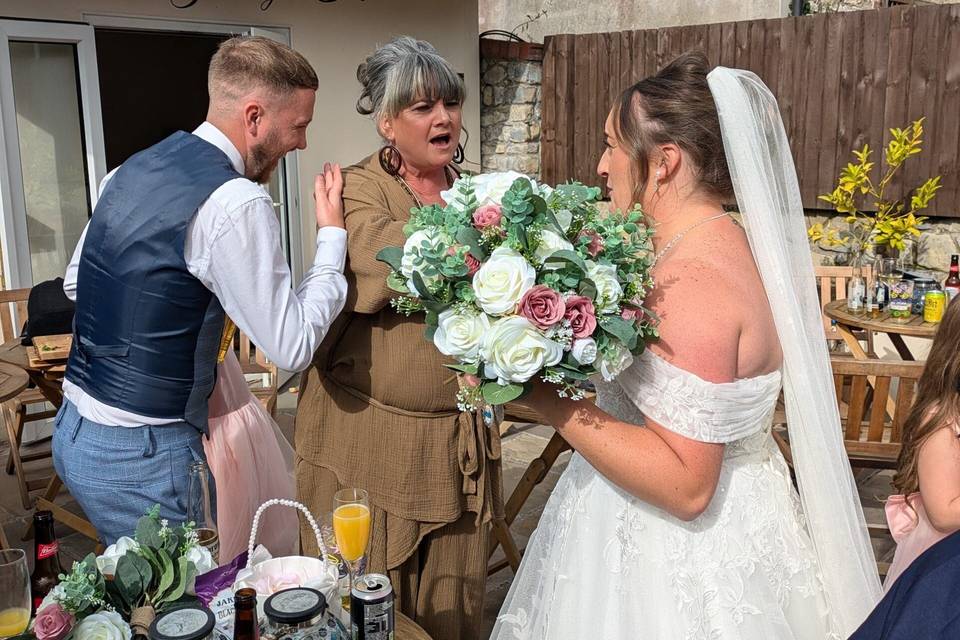 Congratulations Mr and Mrs