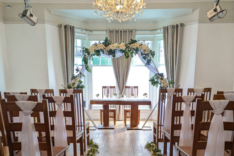 Our dressed venue