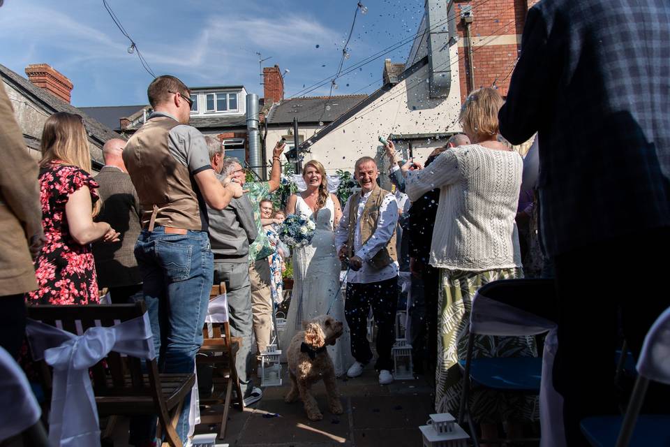Congratulations Mr and Mrs