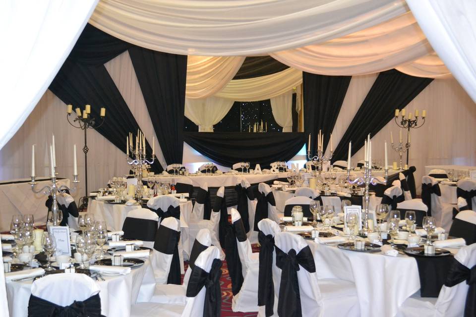 Black and white event