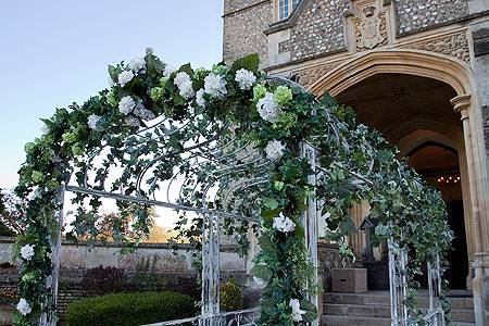 Flower archway