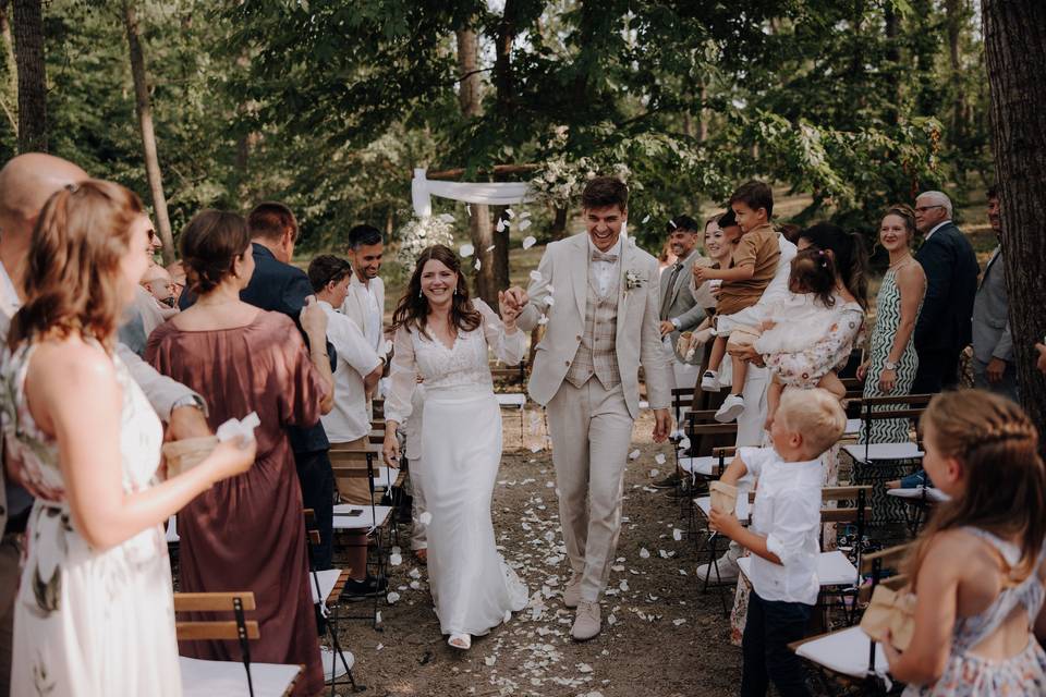 Ceremony in the wood