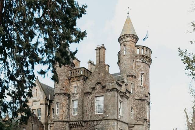 Newly weds, Carlowrie Castle