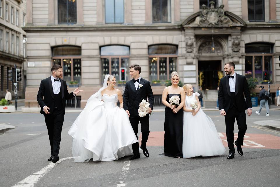 The wedding party