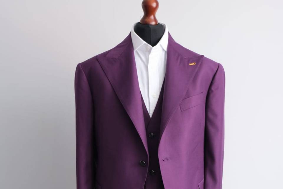 Purple suit