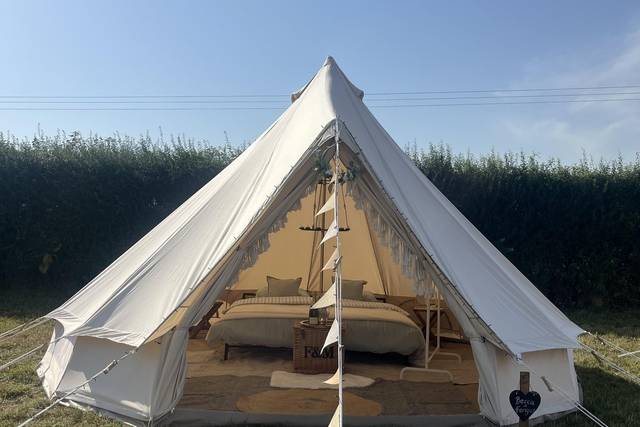 Bridal bell tent ❤️